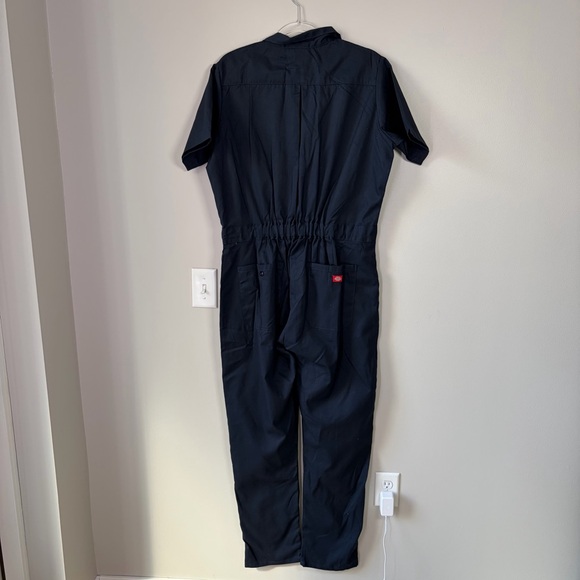 Dickies Navy Flex Short Sleeve Coveralls - Picture 3 of 12